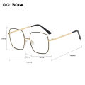 OQ BOGA 4 Colors Unisex Proof Blue Light Radiation Computer Glasses Men Women Photochromic Anti UV Metal Square Frame Sunglasses. 