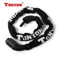 TonYon Five Digit Code Chain Lock Single Car Anti-Theft Lock Chain Lock Mountain Bike Anti-Theft Lock 90cm. 