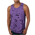 Human 3D Geometric Print Bodybuilding Gym Vest Oversized Sleeveless Tshirt Fitness Clothing Sportwear Muscle Tank Tops.