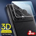 3PCS 3D Tempered Glass Camera Protect For Xiaomi Pocof6pro Pocorelaxx6pro Poco F6 Pro Lens Case Cover Poko Little X6 Pro F6Pro X6Pro. 