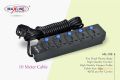 Multiplug Extension 5 Socket With 52 meter Cable multi pluge 15 fit and 7 fit and 30 fit black multi plug.