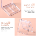 Clear Eyeshadow Pallet Supplies Empty Storage Case Holder DIY Organizer Foundation Container Tools Makeup Palette. 
