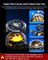 GEARBEST GEARBEST Phone Cooler Gaming Fan, Semiconductor Fast Cooling Fan, Freezing Constant Cooling Temperature USB Phone Cooler for Gaming Mobile Cooler Fan for iPhone 12+ or iPad, Phone Cooler for Live Streaming.