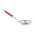 Stainless Steel Strainer - Silver and Red. 