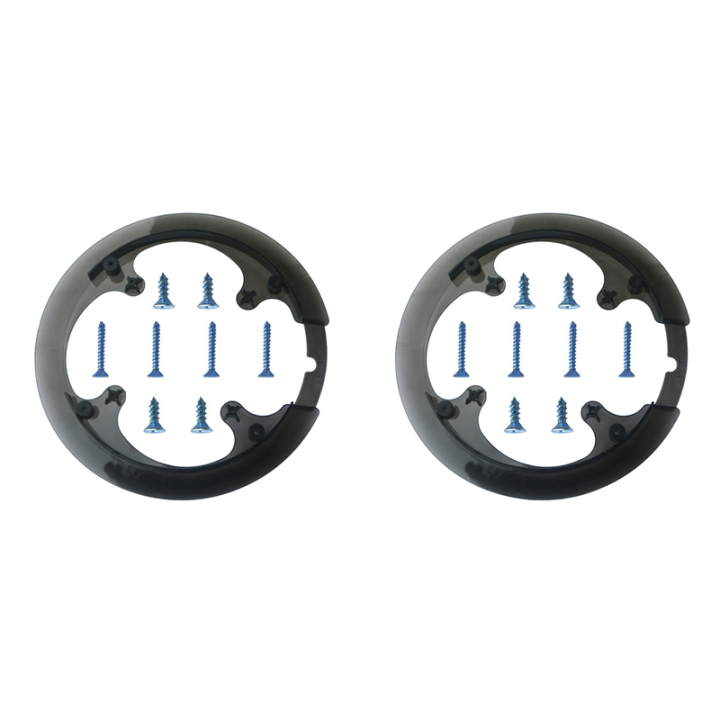 TWEXQNY 2X 8Holes 42T BIke Crank DIY Cover Bicycle Crankset Chain Wheel Cover Guard Mountain Bike Chain Protector-Gray
