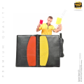 Referee Notebook Card set, Sports Referee Kit for Football, Soccer Referee Red And Yellow Cards Replacement Cards Notebook Score Sheets. 
