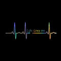 life goes on Bumper Stickers Creative Cute Funny Electric Car Motorcycle Heartbeat Rear Window Glass Automobile Sticker Bumper Stickers Paper. 