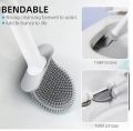 Toilet Brush with Holder, 1Pcs /New Good Quality Silicone Toilet Cleaning Brush and Holder Set. 