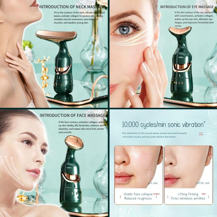 Multifunctional%20Facial%20Massager,%203-in-1%20Beauty%20Massager%20for%20Face%20and%20Neck,%20Facial%20Massager%20for%20Skin%20Care,%20Thermal%20and%20Vibration%20Technologies%20for%20Skin%20Care%20Improve%20Glowing%20Skin,%20Smooth%20and%C2%A0Tightening%C2%A0Skin%20-%20Image%203