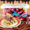 Oatmeal chocolate crisp can be eaten dry, can be brewed cereal, fruit, oatmeal, chocolate breakfast, instant candy wholesale.