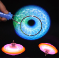 Luminous LED Magnetic Rotating Gyro Spinning Yo-yo Top Anti Stress Toy. 