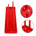 Tool parts 28 Slot Socket Rack Storage Rail Tray Holder Shelf Organizer Stand SAE 1/2'' Red.