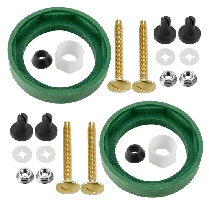Toilet Tank To Bowl Gasket Kit – Replacement For American Standard AS738756- 0070A, 3 Seal, Includes Bolts, Washers & Nuts – Compatible With Champion 4 & Most 2-Piece Toilets Toilet Tank To Bowl Gasket Kit – Replacement For American Standard AS738756- 0070A, 3 Seal, Includes Bolts, Washers & Nuts – Compatible With Champion 4 & Most 2-Piece Toilets