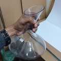Whiskey Decanter Wine Decanter Crystal color Wine Decanter - 100% Hand Blown Lead-Free Crystal Glass Red Wine Carafe Wine Gift (Color : Light red).