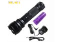 WASING WFL-H11 Strong-Powered Beam 10W LED Torch Light with 26650×1 5000mAh High Capacity Lithium-ion Rechargeable Battery & Max 1000 Lumens Brighter Flashlight - 1 Piece. 