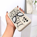 TA for Redmi Note 12 4G Back Cover Soft Square Ladder Spider-Man Pattern Cases Silicone Camera Protection Phone Case. 