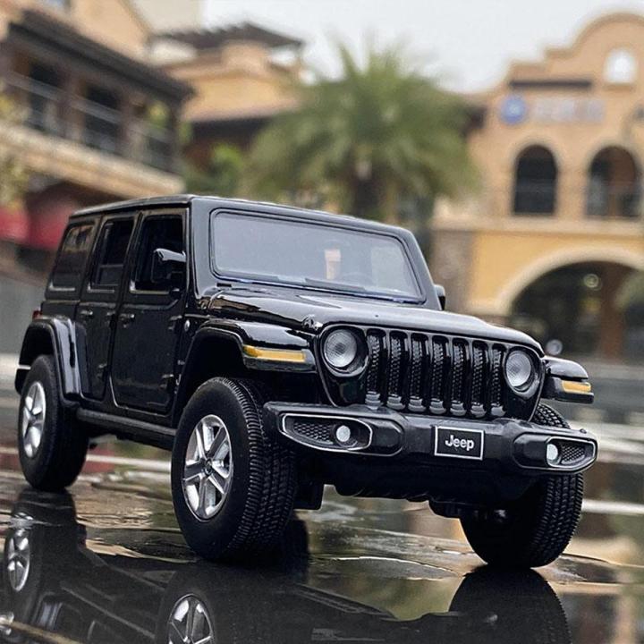 1:32 Jeep Wrangler Sahara Die-Cast Vehicles Alloy Model Car Toys For Gift Collection