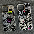 Tide brand Geng ghost dark wind phone case Apple 15 color silver case iphone13 hard shell 14 pro case 11 pro.