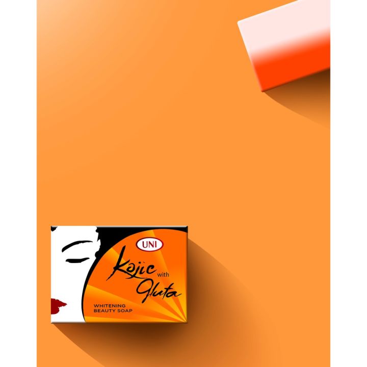 Uni%20KOJIC%20with%20GLUTATHIONE%20skin%20Lightening%20Brightening%20Whitening%20Bar%20Soap%20with%20Kojic%20Acid%20and%20Papaya%2090%20gm%20-%20Image%202