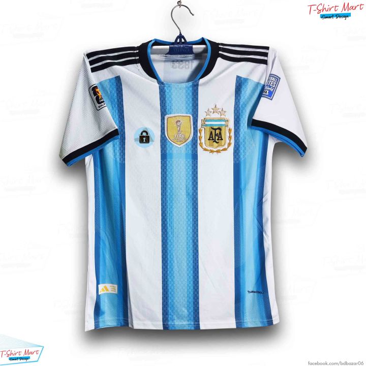 Argentina World Cup Jersey 2026 Thai Premium Football Jersey For Men - Half Sleeve Jersey - Argentina Jersey 2026