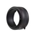 Manual Lens Mount Adapter Ring for Canon EF Mount Lens to Nikon Z5/Z6/Z7/Z50 Z-Mount Mirrorless Camera - black. 