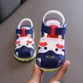 2023 Summer New Walking Baotou Soft Sole Anti slip 1-2-3 Year Old Baby Children's Shoes Men's and Women's Sandals. 