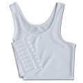 【Happy childhood memories】（NEW）Casual Breathable Short Chest Breast Binder Vest Tops Binder Underwear Tank Bandage Breathable Side Hook. 