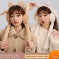Plush Warm Earmuffs Cute Bunny Ears Headband Warm Tool Cold-proof Airbag Ear Bags Funny Toy Plush Earmuffs Girl. 