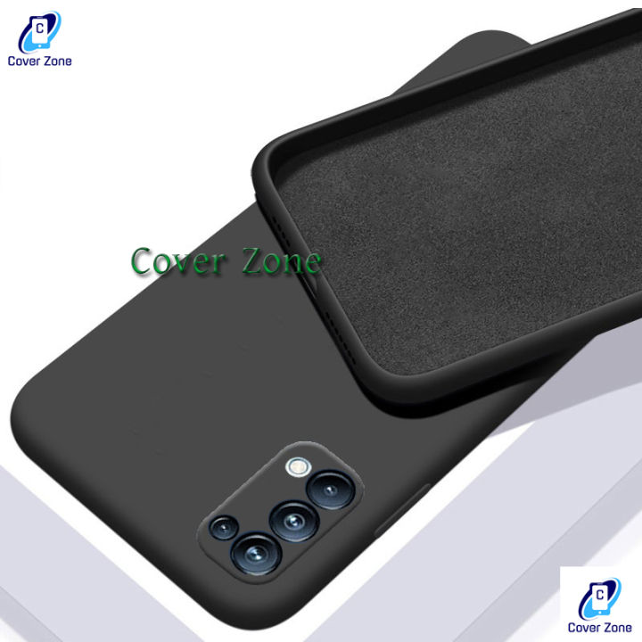 For Oppo Reno5 Pro Luxury Shockproof Liquid Silicone Phone Case Back Cover