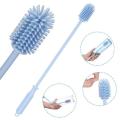 Silicone Bottle Cleaning Brush Bottle Cleaner for Washing Baby Bottles Handle Brush. 