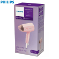Philips Essential Care Hair Dryer BHC010 Pink – 1200W | ThermoProtect | Cool Air | Foldable. 