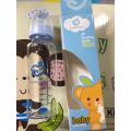 200mL Baby Standard Caliber Hygienic Glass Feeder Bottle (apple.bear) - Pink/Blue 1ps.