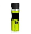 International UAE product Body spray party scent Havex GAME ON used for male- 200 ml.