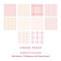 Panda Online 200 Sheets Lattice Element Series Grid Memo Pad Checkered Sticky Notes Album Diary Journal Decorative DIY Scrapbooking. 