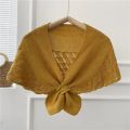 Summer cut-out shoulders, women's small shawls, air-conditioned rooms, office knitting, fishtail shawls, capes, net celebrities, and versatile wool.