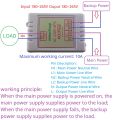 30A AC 110V 120 220V UPS Module 50 60HZ Automatic Switching Backup Power Supply Board Power Failure Automatic Transfer Switch Superman.