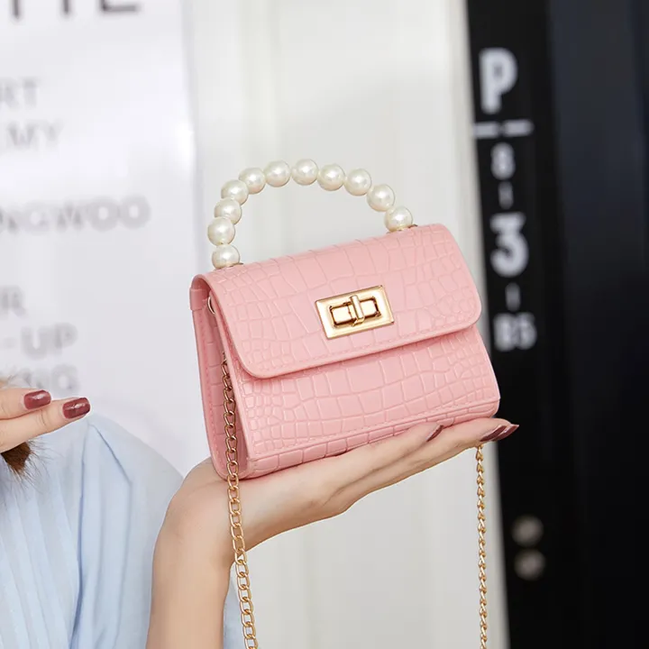Women's%20Crocodile%20Jelly%20Handbag%202024%20Crossbody%20Bag%20with%20Pearl%20Detail%20-%20Image%202