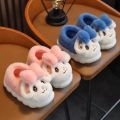 Baby Toddler Winter Slippers Children Cute Cartoon Rabbit Home Slipper Kids Indoor Warm Plush Slides Child Floor Shoes for Girls. 