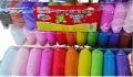 Magic Clay Non Toxic Dough for Kids Play with Plastic Tools (12 Colors) 1 packet. 