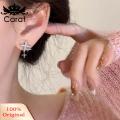 Carat Women Party Jewelry Sparkling Butterfly Tassel Earrings for Women Elegant Cubic Zirconia Dangle Earrings for Prom Parties Special Occasions Fashionable Ear Decoration Jewelry with Flower Design Cubic. 