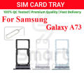Samsung Galaxy A73 Sim Tray Micro SD Card Slot with Sim Ejector Pin Replacement Part.