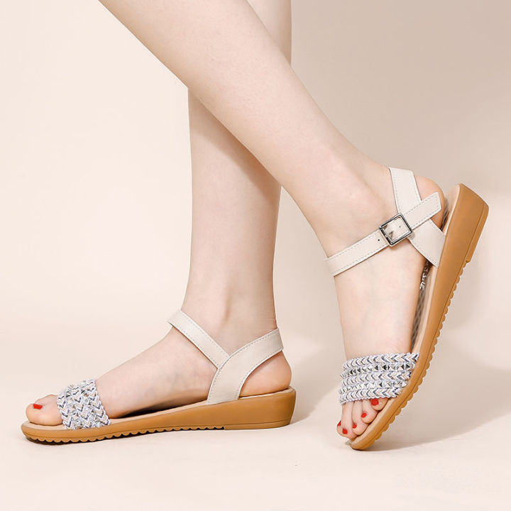 Small Size32 33 34plus Size41 42 43Flat Sandals Women's