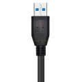3FT USB 3.0 Cable/Cord for Seagate Goflex, Expansion Desktop External Hard Drive Super Speed 5Gbps A/Micro B Device,Black.