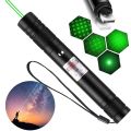 【2023】 Green laser Pointers- USB Built-in batteries Red dot Continuous Line High Powerful Laser torch For Outdoor Camping Hiking. 