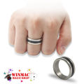 Magic tricks Black circle pk ring best powerful magnetic ring for magician. 