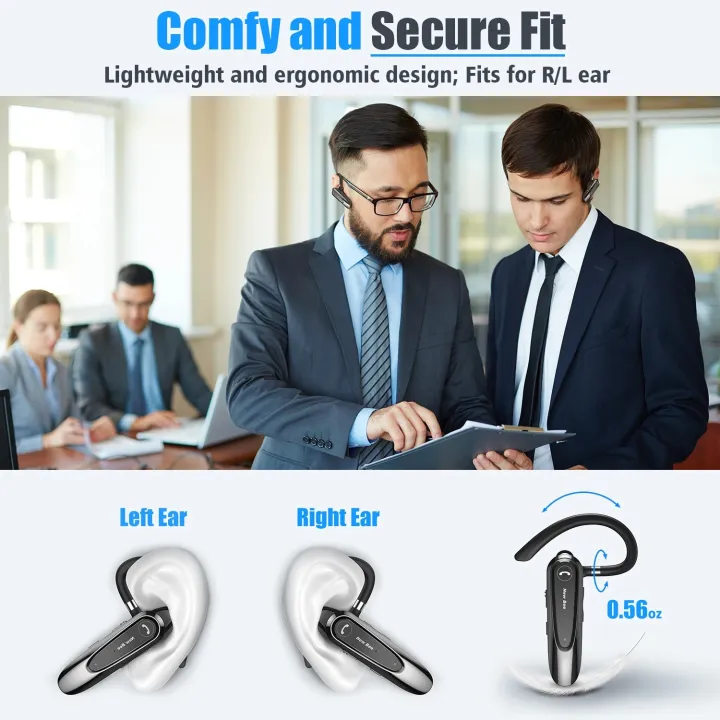 New%20Bee%20B45%20Bluetooth%205.0%20Headset%20Wireless%20Earphone%20Headphones%20with%20Dual%20Mic%20Earbuds%20Earpiece%20CVC8.0%20Noise%20Reduction%20for%20Driving%20-%20Image%205