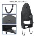 Ironing Board Holder Wall Mount Electric Iron Hanger Ironing Board Rack Ironing Board Storage Organizer White. 