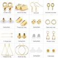 Jewelry Findings Tools Set Alloy Accessories Earring Hooks Clip Buckle Lobster Clasp Open Jump Ring Jewelry Making Supplies Kit. 