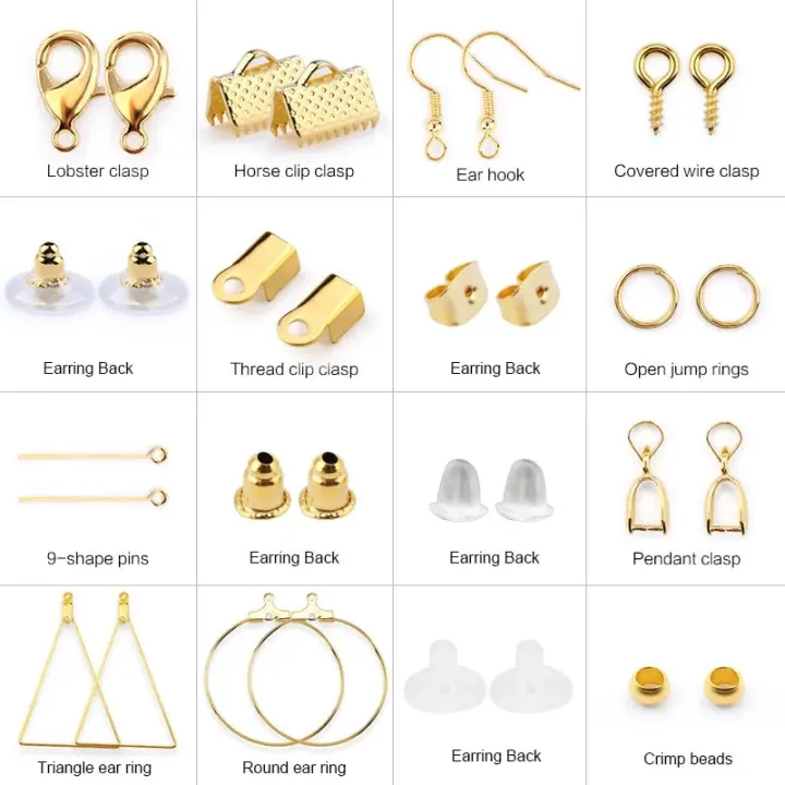 Jewelry%20Findings%20Tools%20Set%20Alloy%20Accessories%20Earring%20Hooks%20Clip%20Buckle%20Lobster%20Clasp%20Open%20Jump%20Ring%20Jewelry%20Making%20Supplies%20Kit%20-%20Image%202