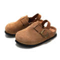 RUIZUSTOCK Ruizu Autumn/Winter Children's Cork Sandals, Genuine Leather, Boys' Beach Slippers, Headband, Girls' Matte Leather. 